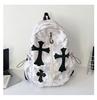 Schoolbag1011 new schoolbag cute ins Japanese simple niche versatile light student large capacity backpack backpack
