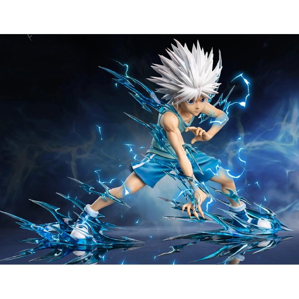 19CM Figurines Anime Chasseurs Gon Freecss Killua Zoldyck Figurine Modèle de Collection Jouets Figurine d'Action Zoldyck Poupées Cadeau d'Anniversaire