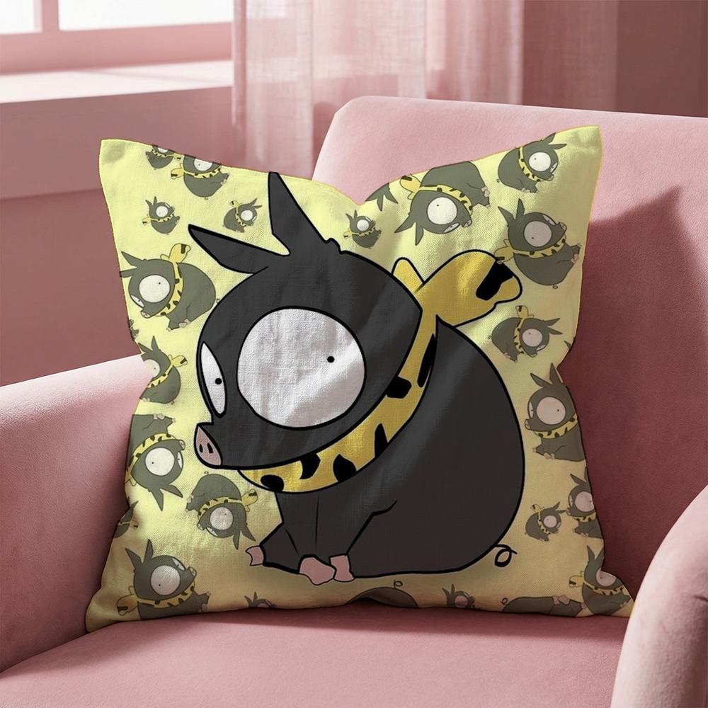 Cartoon R-Ranma1 1/2 Cushion Cover Multi-Scene Pillow Cover for Home & Car - Reversible, Soft & Durable for Daily Use