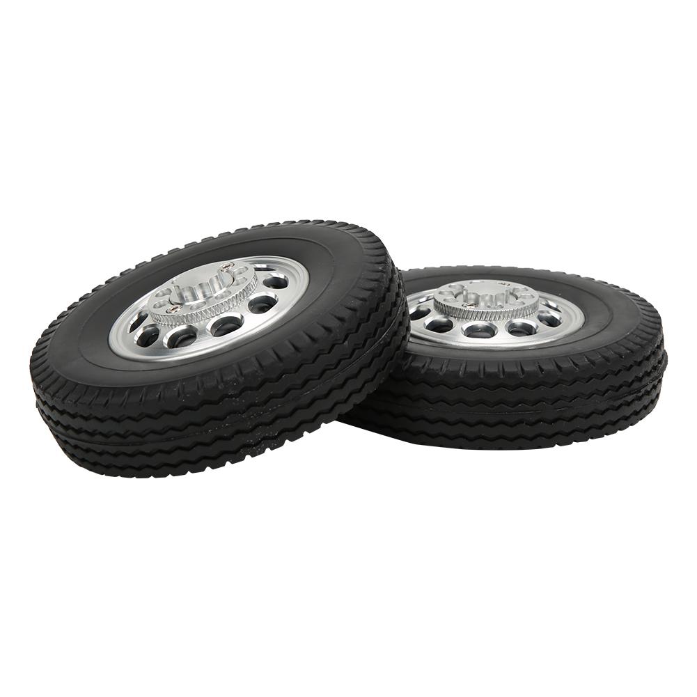 

2 шт. Переднє колесо для Tamiya 1 14 RC Вантажівка Тягач з маточицею колеса з алюмінієвого сплаву на 10 отворів