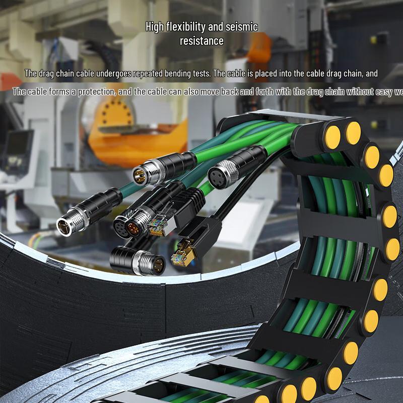ZHONG TIAN HITECH Industrial Profinet High-Flex Drag Chain Ethernet Cable