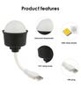 USB Stecker Nachtlicht Tragbare LED Lampe Computer Mobile Power Aufladen Mini Buchlampe Augenschutz Studie Kleine Leselampe