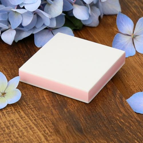 Color Cute Thickened Square Rubber Brick 3-layer Sandwich Environment-friendly Odor-free Carved Rubber Stamp Material 5x5x1cm