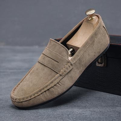 Scarpe Casual da Uomo Mocassini Estivi Uomo Loafer Tempo Libero Antiscivolo Piatte Leggere Morbide Slip-on Scarpa da Guida Sapatenis Masculino