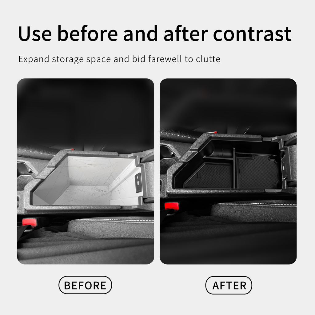 for Volkswagen Jetta 2020-2025 Car Storage Box Interior Accessories Center Console Armrest Storage Organizer Tidying Tray