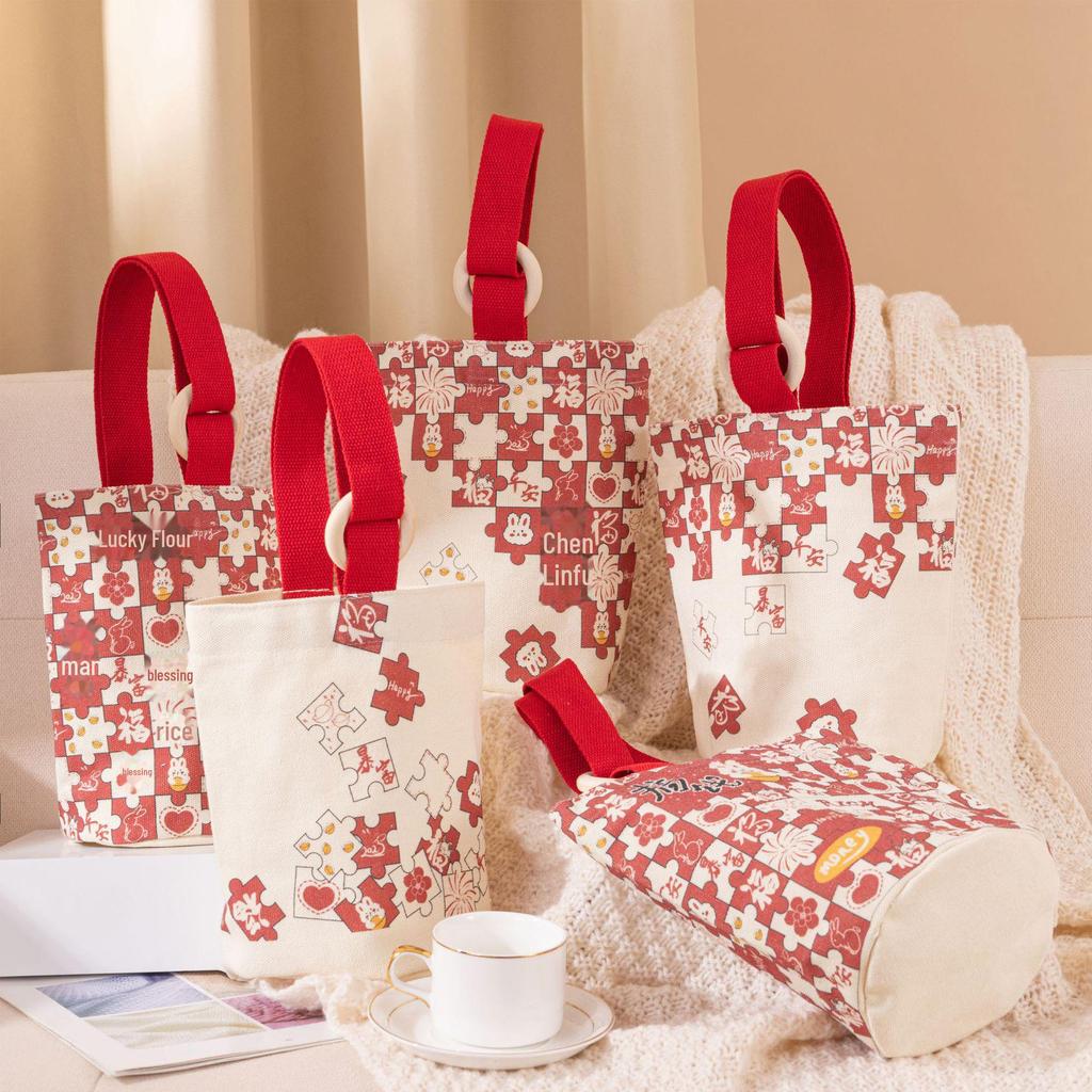 Cute Mini Canvas Bucket Handbag - Original 2025 Design, Perfect Birthday Gift for Moms