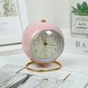 Simple Ins Alarm Clock Silent Walking Time Alarm Clock Student Dormitory Tabletop Ornament Paint Morandi Color Hour Clock