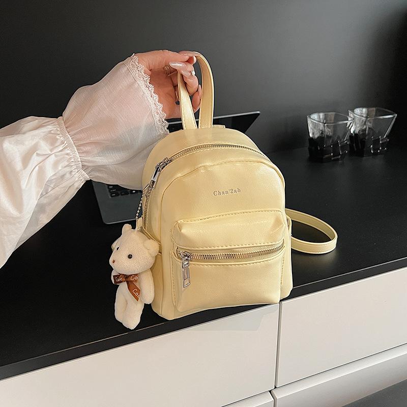 Backpack small 2025 new fashion design sense niche travel light schoolbag women ins going out small backpack