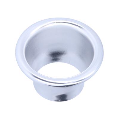 2.6in Admission d'Air Froid Corne Turbo Adaptateur Velocity Stack Aluminium CNC Pièce de Modification de Voiture Argent