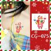 Ruikalong Christmas Cartoon Temporary Tattoo Stickers for Face and Arms