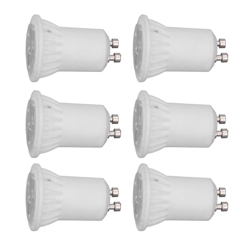 6pcs LED MR11 Light Bulbs Ceramics 4W 360LM No UV 120 Degree Beam Angle GU10 Holder Home Lighting Tool AC 220V