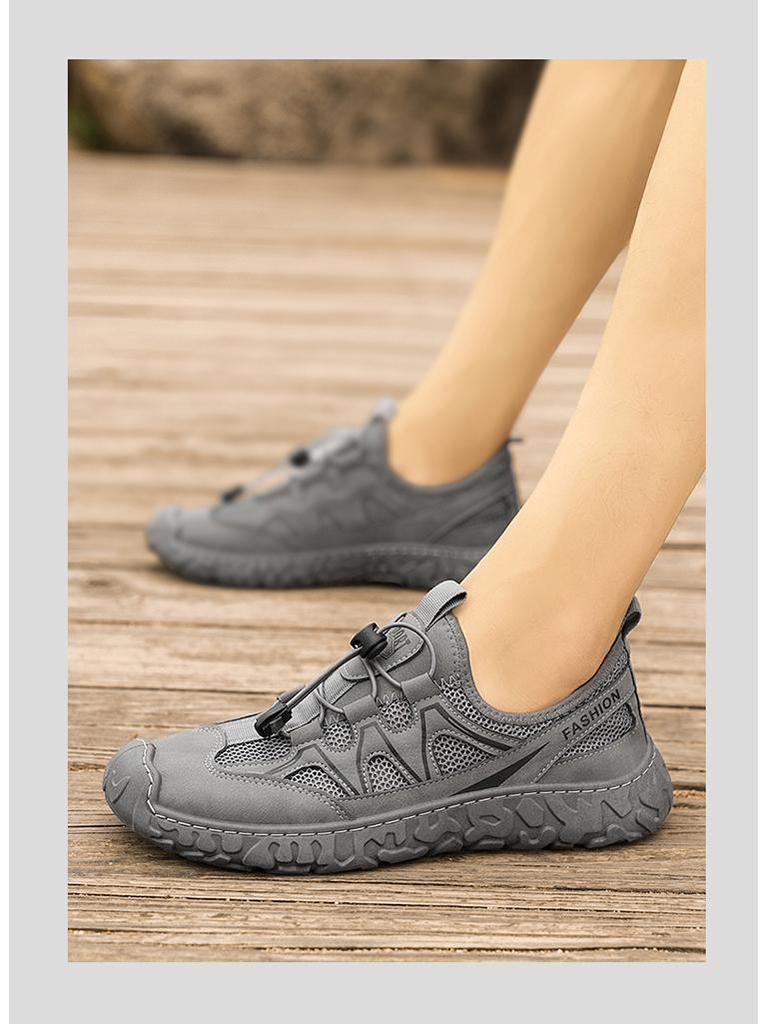 Men's Breathable Non-slip Sports and Work Shoes - Light Mesh Casual Footwear