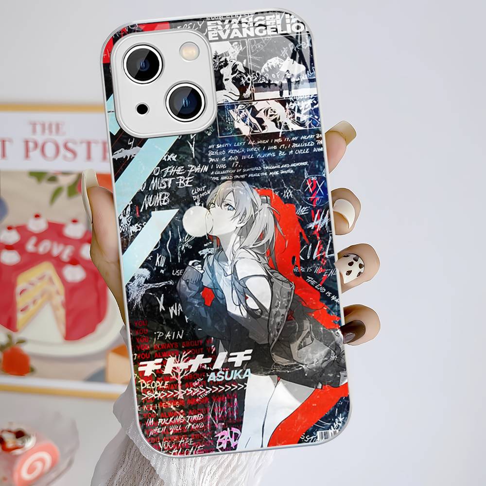 

Anime E-Evangelions Tempered Glass For Iphone 14 13 12 11 Pro Mini XS MAX 14Plus X XS XR Fundas iphone 13 pro