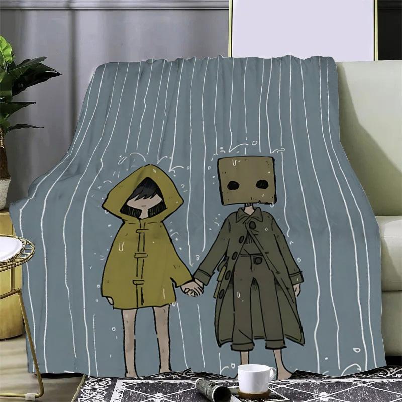 Horror Game Little Nightmares Printed Blanket Picnic Blankets Warm Blanket Soft Comfortable Blanket Home Travel Birthday Gift