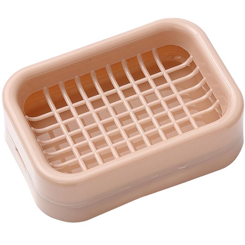Nordic - Style Double - Layer Draining Soap Dish, Food - Grade PP Bathroom Soap Holder (Multi - Color) Bathroom Accessories