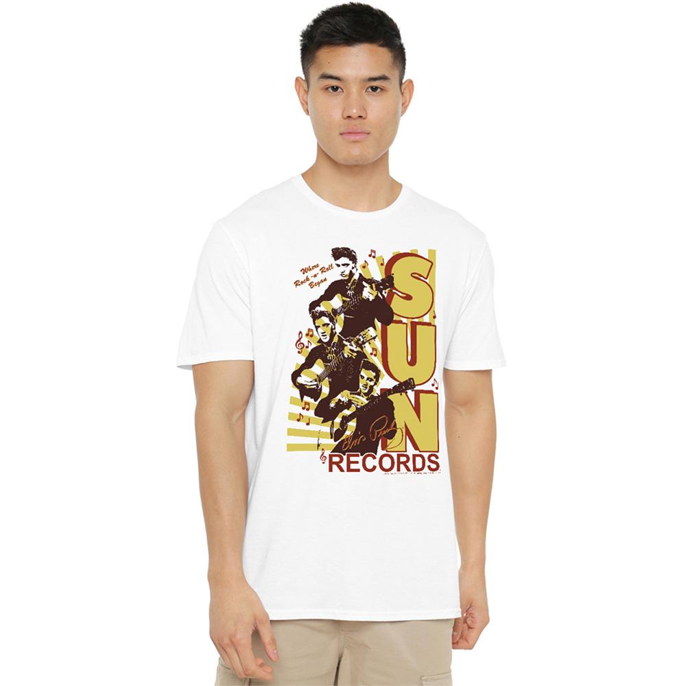 Elvis Presley Unisex Adult Tri Print T-Shirt