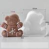 Bear Cookie Mold Flexible Silicone Candle Mold Diy Aroma Mold High-Quality For Handmade Crafts Diy Projects Resin Crafts