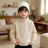 Boys and Girls Christmas Hoodie, Casual Comfortable Hooded Sweatshirt Top for Holiday Wear
