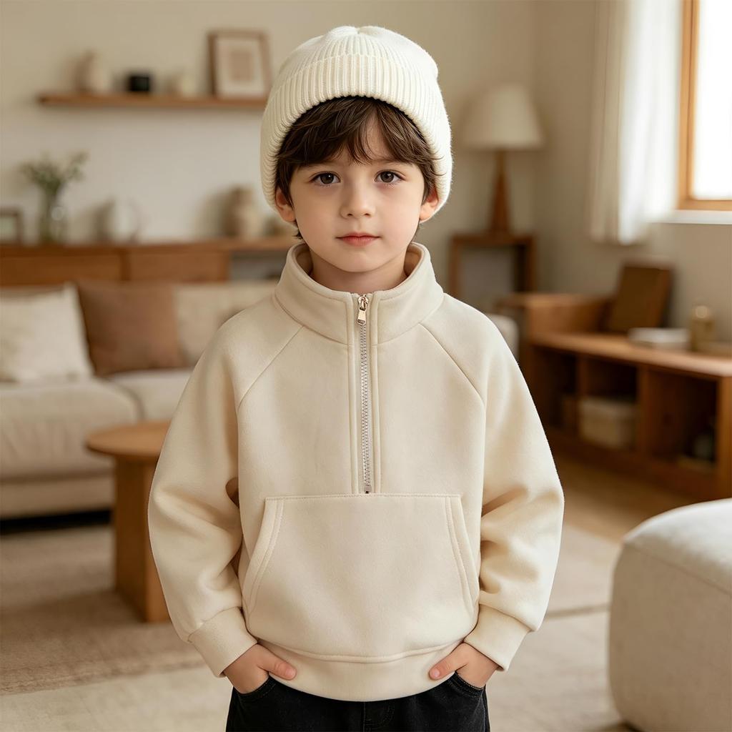 Boys and Girls Christmas Hoodie, Casual Comfortable Hooded Sweatshirt Top for Holiday Wear