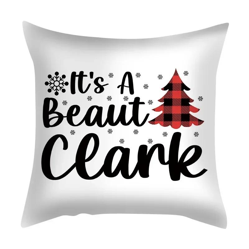 45cm Christmas Cushion Cover Christmas Home Decor Nordic style Christmas Cartoon Pillow Cover New Year Gift