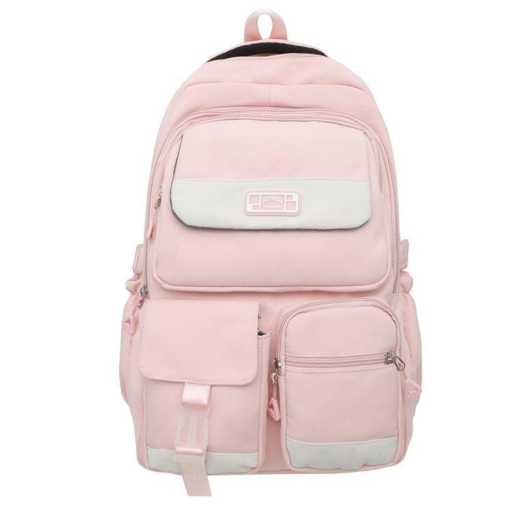 School bag for women, INS forest style, versatile, niche, and high school students, large capacity, high look, dirt-resistant, durable double shoulder