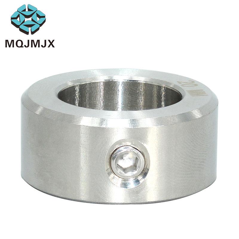Collier de Blocage d'Arbre en Acier Inoxydable GDZS - Réglable, Lisse, avec Vis d'Arrêt & Serre-Tuyau.