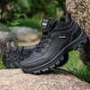 Luxury Brand Hiking Shoes Men's Vintage Style Travel Flats Non-slip High Top Outdoor Sneakers High Quality Man Trekking Footwea