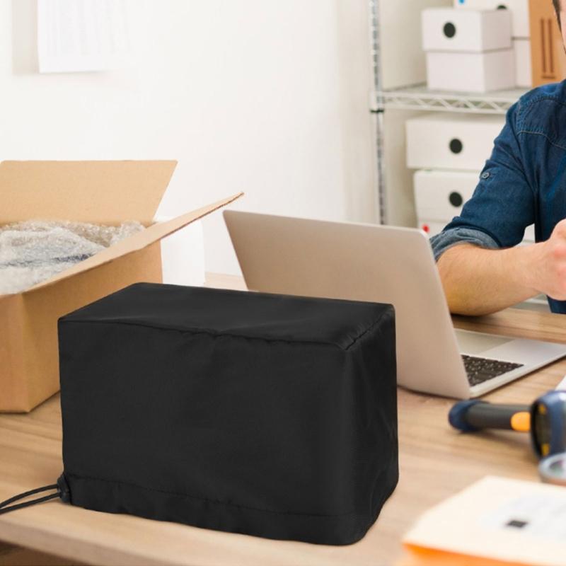 Desktop Label Printer Protective Cover Dust Cover Nylon Cloth Breathable Waterproof Easy Clean Strong For Label Printer