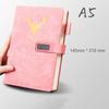 A5 Leather Notebook Diary Custom Logo  Business Journal Writing Genuine Leather Handmade