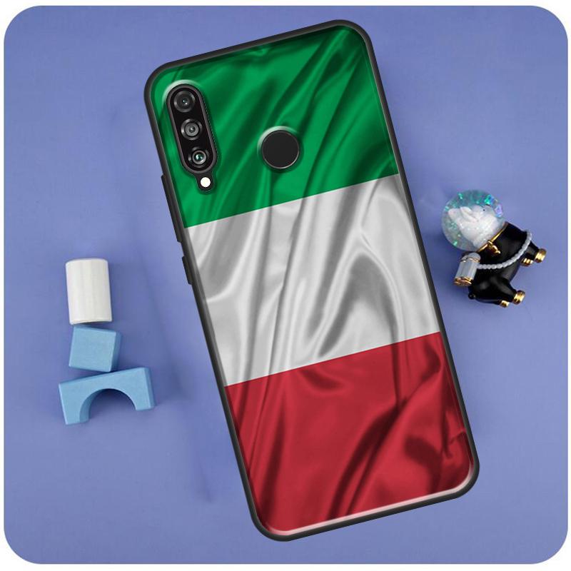 Italian Italy Flag For Huawei Nova Y60 Y61 Y70 Y72 Y73 Y90 Y91 12i 11i 3i 7i 8i 9 10 SE P20 P40 P30 Lite Case