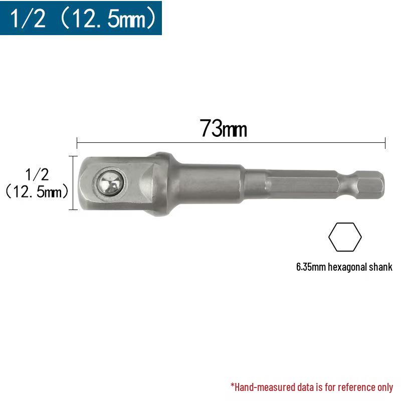 

1/2 Inch Scissor Jack Adapter for Drive or Impact Wrench Tools