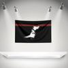 N-NIN Nine Inch Nail Flag Rock Music Band Banner with Grommet HD Printing Tapestry Exhibition Music Band Fans Garage Decor