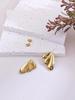 Big Stud Earrings for Women Vintage Gold Statement Chunky Stud Earrings Geometric Lightweight Gold Earring Womens Spring Jewelry