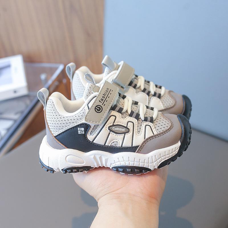 Boys Net Shoes Non-slip Shoes 2025 Spring and Autumn Children's Sports Shoes Breathable Boy Daddy Shoes