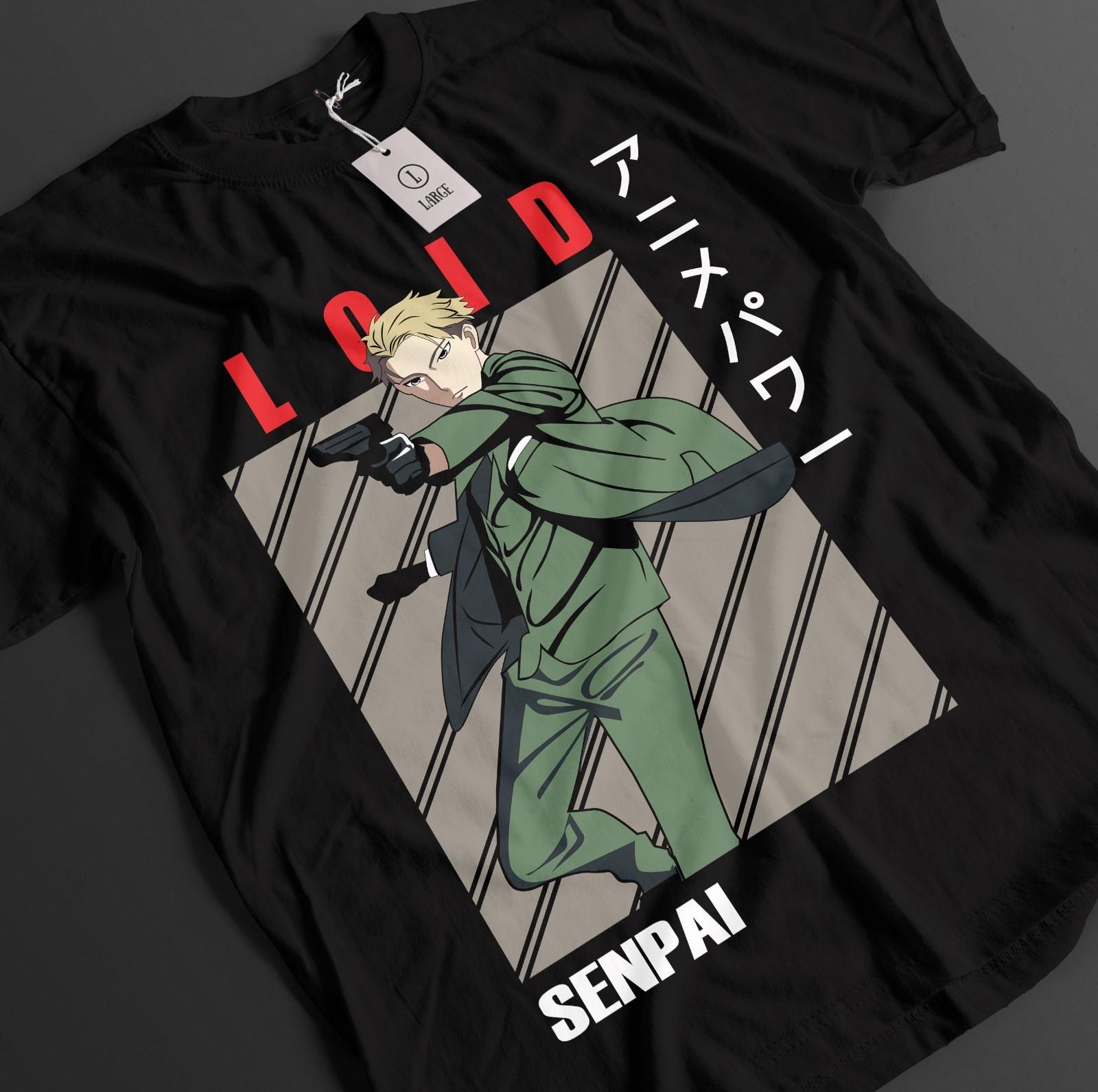 

Spy x Family Shirt Anya Tshirt Loid Forger T-Shirt Mens Womens Tees Top Yor Tee Bond Sylvia Anime Top M