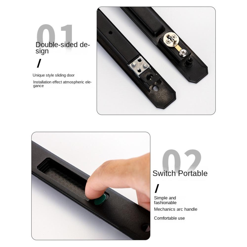 Durable Door Handle Lock Stainless Steel Handle Lock Durable Sliding Door Lock Sliding Window