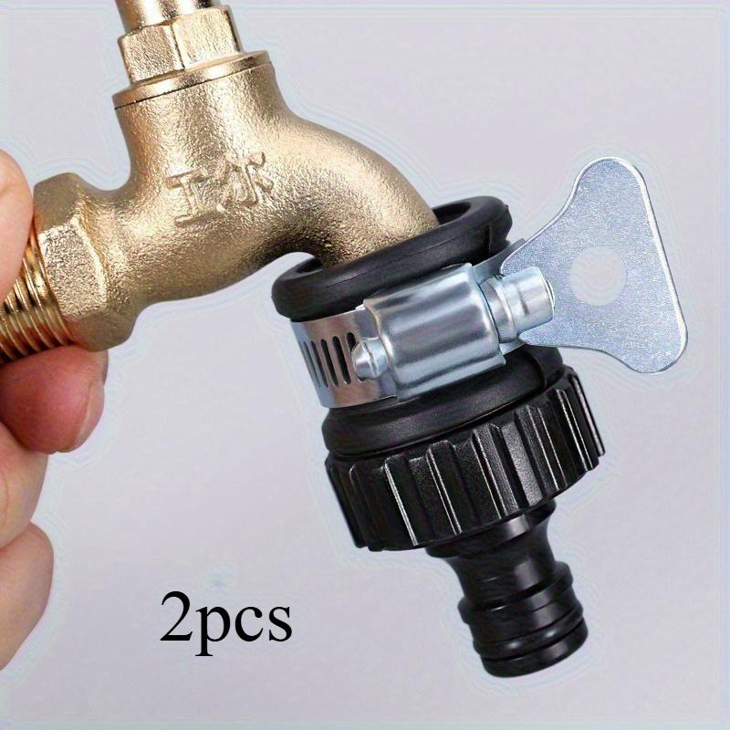 Durable Plastic Universal Water Faucet Adapter with Quick Connect Fitting for Car Washing and Garden Irrigation