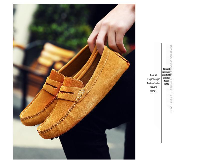 Elegante Lässige Herren Leder Slipper - Klassischer Britischer Schlupfstil, Übergrößen Verfügbar