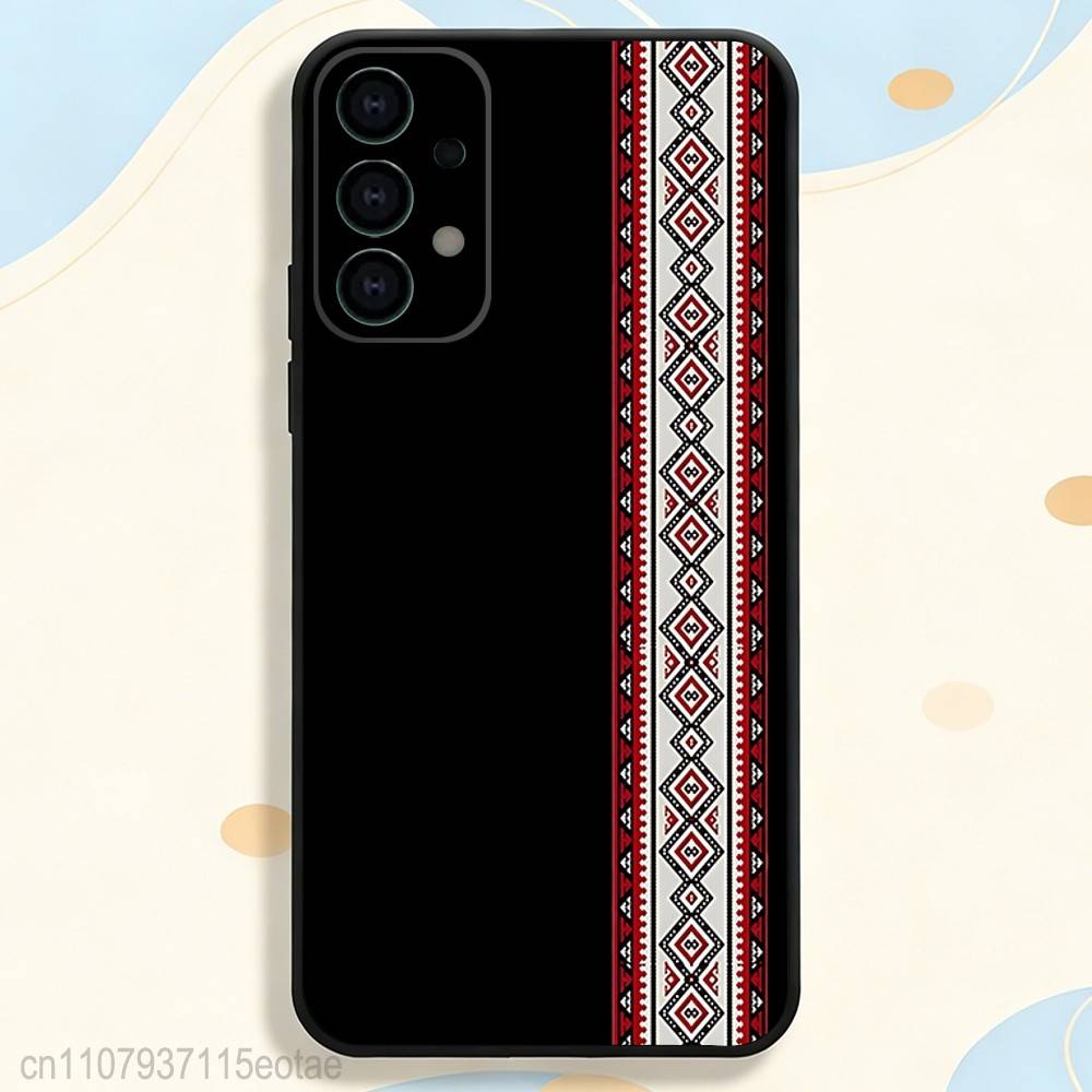 

Vintage U-Ukraine Ornaments Pattern Case for Samsung Galaxy S26 S21 S25 FE S24 S23 Ultra S20 S9 S22 Plus S10 TPU Cover SamsungS25PLUS