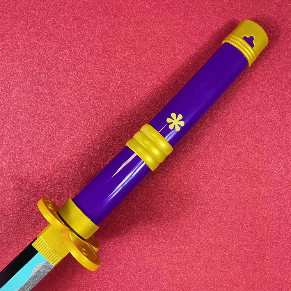 40inch Roronoa Zoro Katana Anime Sword Cosplay Prop Ninja Knife Blade Zoro Real Size Japonesa Katana Original Samurai Sabre Toys