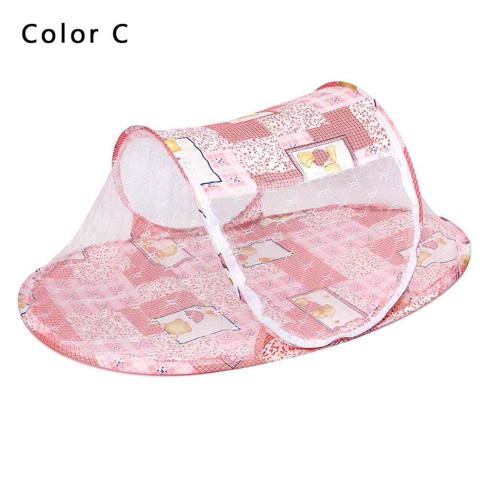 Foldable Kids Baby Summer Bed Room Netting Canopy Bedding Dome Tent Mosquito Net Mesh Fabric Border Decor Insect Prevention
