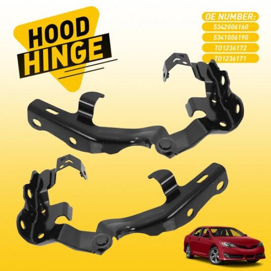 2PCS Front Hood Hinge Set Driver & Passenger Side For 2012-2014 Toyota Corolla V