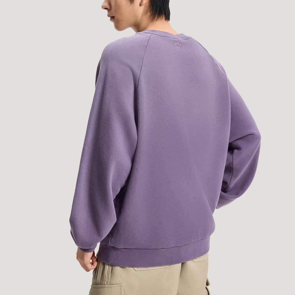 Adidas Originals FW25 Crew Sweat Loose Fit Round Neck Pullover Long Sleeve Sweatshirt Men Sweatshirt KR5048