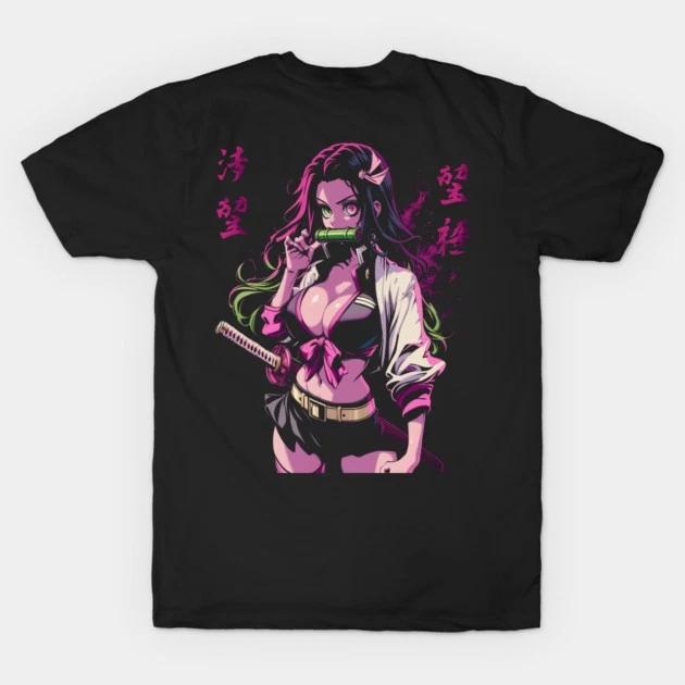 Nezuko Kamado Waifu Shirt Anime Demon Slayer Kimetsu No Yaiba T Shirt V12 S