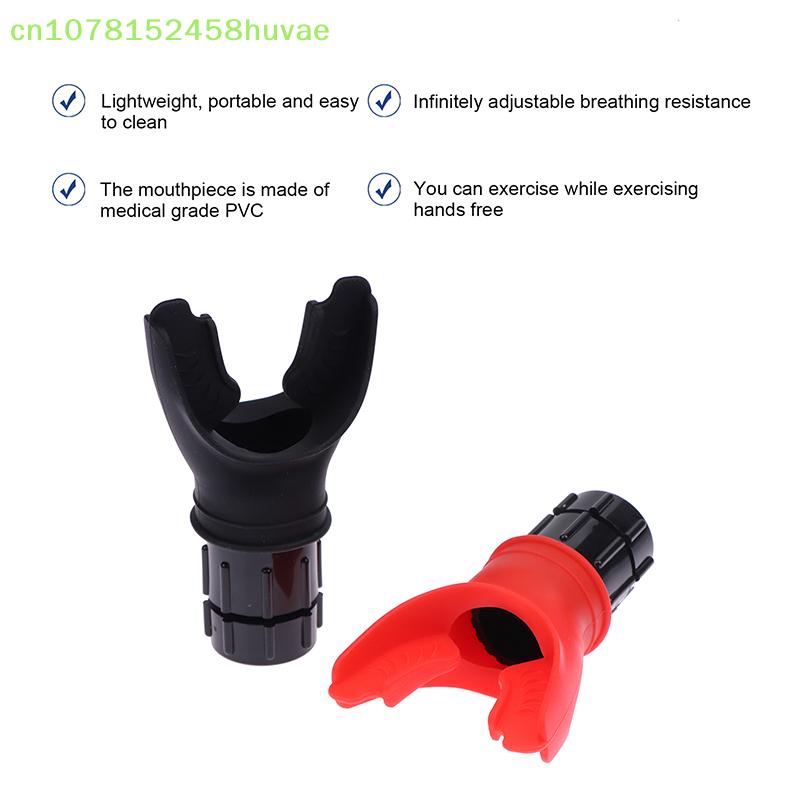 NEW 1Pcs Silicone Breathing Trainer Adjustable Lung Respirator Fitness Equipment Swimming Running Aerobic Exercise Tool