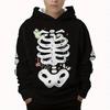 Autumn Comfortable Sports Leisure Long Sleeved Pullover Hooded Sweatshirt Children Fun Series Pattern Loose Versatile Pocketless 3d Hoodies