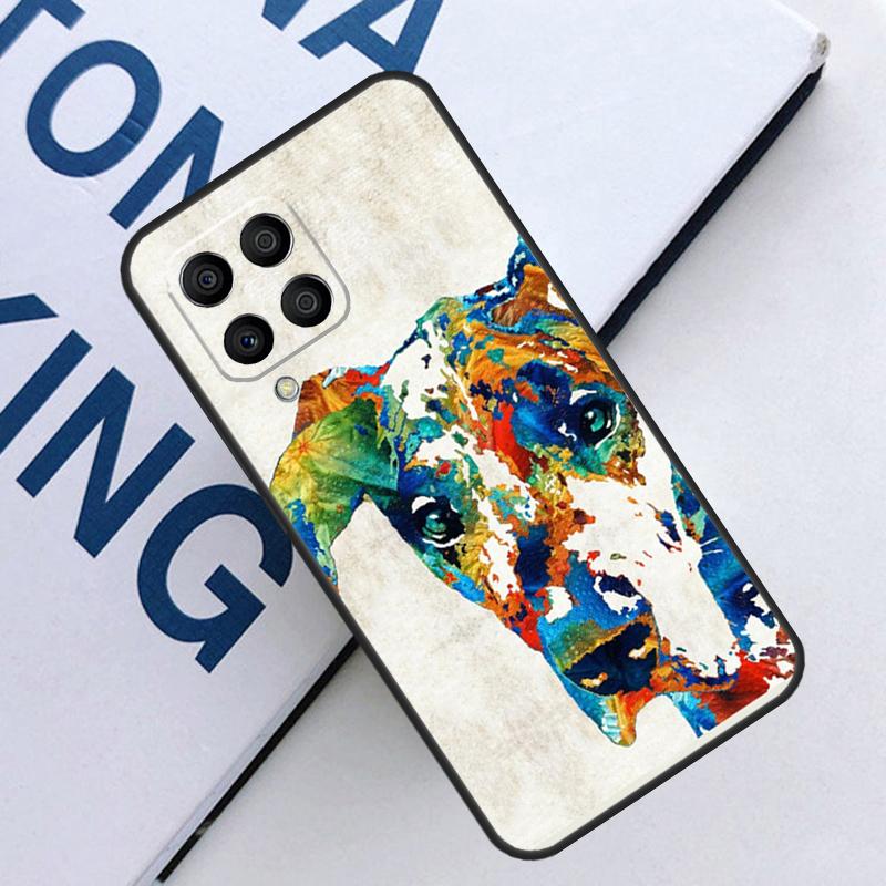 Deutsche Dogge Hund Aquarell Für Samsung Galaxy M31 M55 M15 M11 M21 M13 M33 M35 M53 M14 M34 M54 M12 M32 M52 M06 M16 Hülle