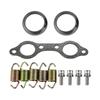 Exhaust Muffler Gasket Seal Spring Set OEM 5811511 3610047 Compatible For Polaris Sportsman Frontier
