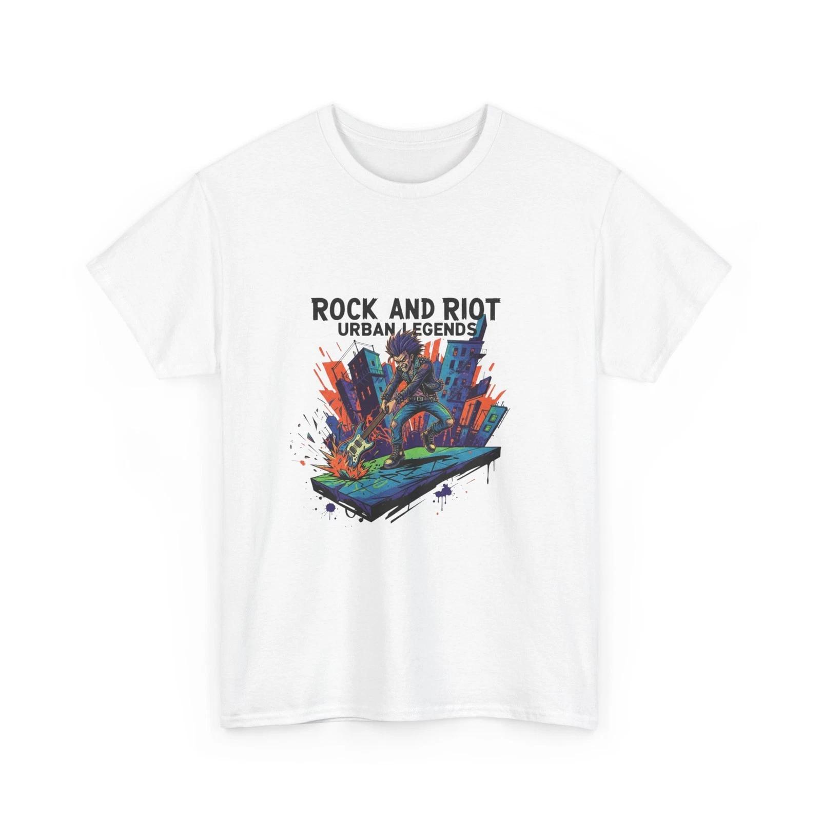 

Rock and Riot Urban Legends Cityscape Tee | Skateboard Graphic, Quality T-Shirt 4XL