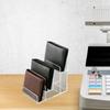 Purse Display Stand Wallet Handbag Organizer Trapezoidal Multi Tiers Jewelry Riser Display Rack Cosmetic Perfume Sunglasses Acrylic Display Shelf